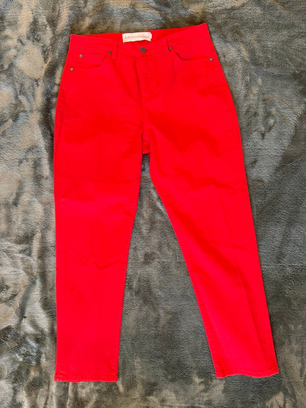 Soft Surroundings Red Jeans size 10